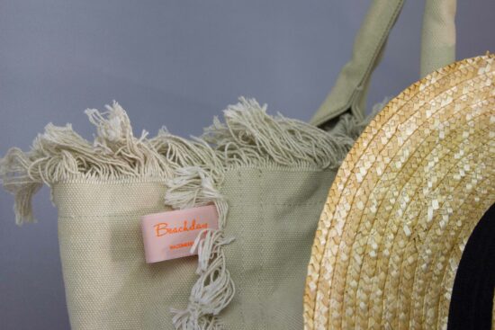 clothing label to personalise your beachbag