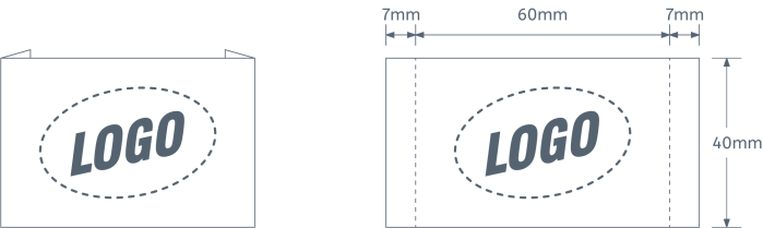 Premium Logo Etiketten 40mm