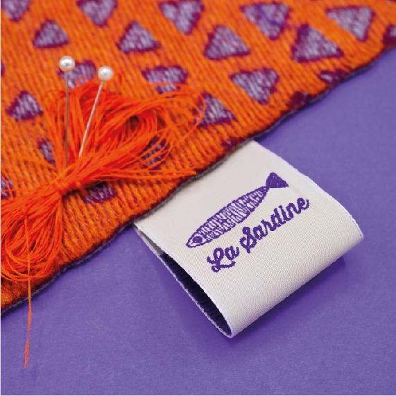 Clothing label with your own custom logo