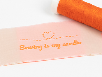 Sewing labels taffeta 