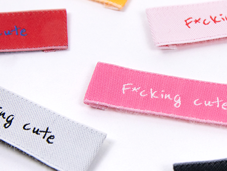 Sewing labels “F*cking cute”