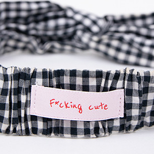 Sewing labels “F*cking cute”