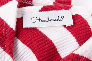 Sewing labels “Handmade” Sewing labels “Handmade”