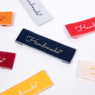 Sewing labels “Handmade” Sewing labels “Handmade”